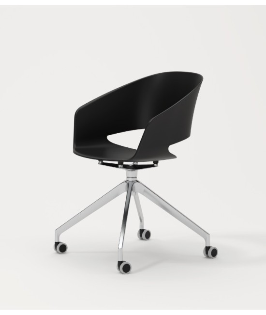 Silla giratoria, de polipropileno DALIA. Mejor calidad y precio.