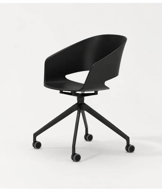 Silla giratoria, de polipropileno DALIA. Mejor calidad y precio.