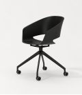 Silla giratoria, de polipropileno DALIA. Mejor calidad y precio.
