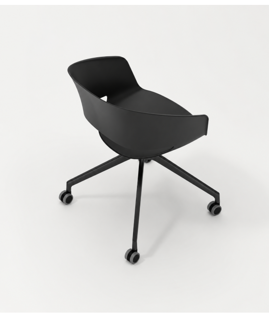 Silla giratoria, de polipropileno DALIA. Mejor calidad y precio.