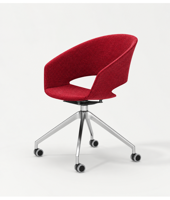 Silla giratoria, tapizada, DALIA. Mejor calidad y precio
