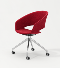 Silla giratoria, tapizada, DALIA. Mejor calidad y precio