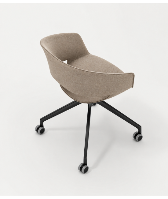 Silla giratoria, tapizada, DALIA. Mejor calidad y precio