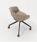 Silla giratoria, tapizada, DALIA. Mejor calidad y precio
