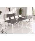 Mesa de reuniões OFIMEET CLASSIC DL-PR 240x120 cm