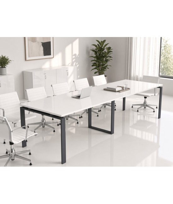 Mesa de reuniões OFIMEET CLASSIC DL-PR 240x120 cm