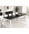 Mesa de reuniões OFIMEET CLASSIC DL-PR 240x120 cm