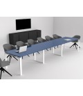 Mesa de reunión OFIMEET CLASSIC DL-PR 360x120 cms