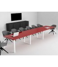 Mesa de reunión OFIMEET CLASSIC DL-PR 360x120 cms