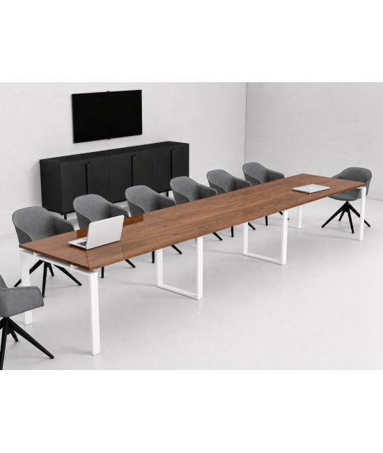 Mesa de reunión OFIMEET CLASSIC DL-PR 360x120 cms