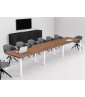 Mesa de reunión OFIMEET CLASSIC DL-PR 360x120 cms