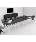Mesa de reunión OFIMEET CLASSIC DL-PR 360x120 cms