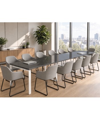 Mesa de reunión OFIMEET CLASSIC DL-PR 360x120 cms