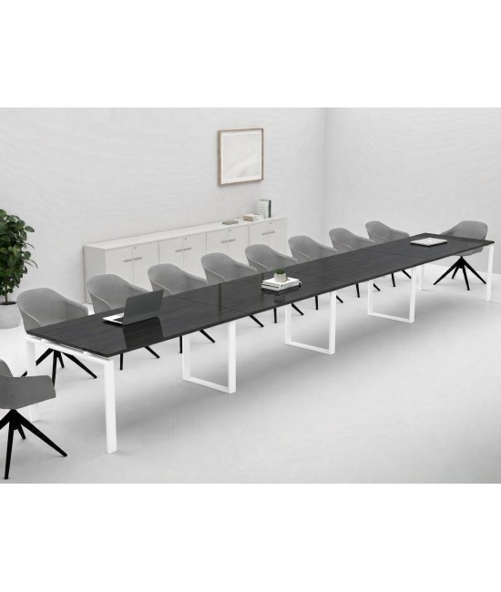 Mesa de reunión OFIMEET CLASSIC DL-PR 480x120 cms