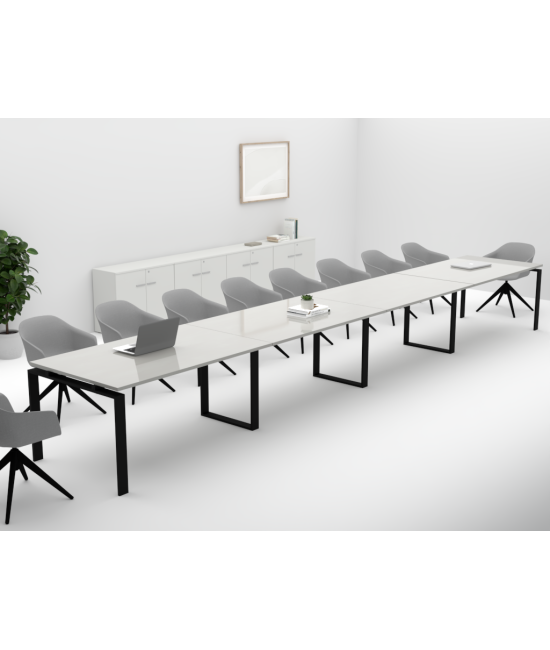 Mesa de reunión OFIMEET CLASSIC DL-PR 480x120 cms