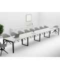 Mesa de reunión OFIMEET CLASSIC DL-PR 480x120 cms