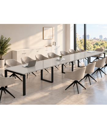 Mesa de reunión OFIMEET CLASSIC DL-PR 480x120 cms
