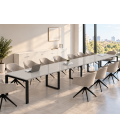 Mesa de reunión OFIMEET CLASSIC DL-PR 480x120 cms