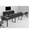 Mesa de reuniões OFIMEET CLASSIC NEW-PR 360x100 cm