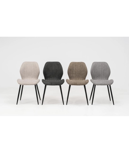 Silla confidente, tapizada, ESMERALDA