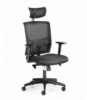▷ Silla giratoria con soporte lumbar y cabecero regulable