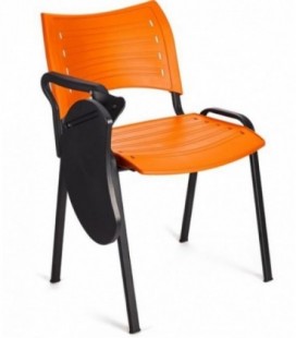 【Silla de formación polipropileno con pala de escritura BASICPOLI-PALA】