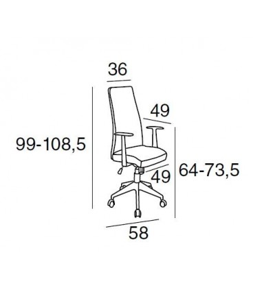 【Sillón giratorio basculante MAKOKE】Mejor Calidad y Precio