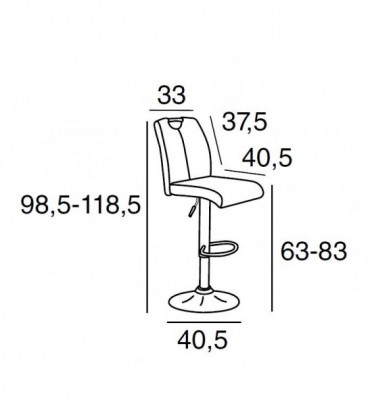 【Taburete tapizado ecopiel PREMIUM 】Mejor Calidad y Precio