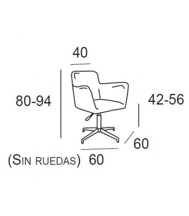 【Sillón elevable respaldo bajo OTELO 】Mejor Calidad y Precio