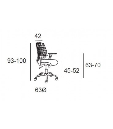 【Sillón giratorio respaldo ergonómico ALASKA】Mejor Calidad y Precio
