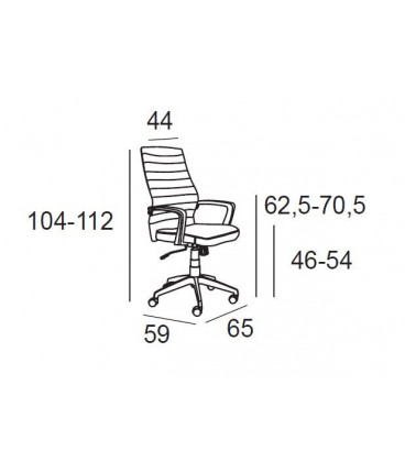 【Sillón giratorio respaldo alto DYLAN】Mejor Calidad y Precio