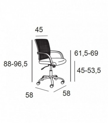 【Sillón operativo respaldo malla NEMESIS】Mejor Calidad y Precio