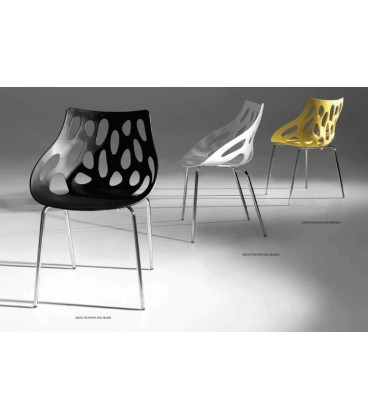 【Silla confidente polipropileno GRETA-P 】Mejor Calidad y Precio