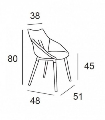 【Silla confidente tapizada GRETA】Mejor Calidad y Precio