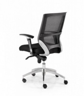 【Silla giratoria respaldo alto de malla con tensor presión MALORA GN】 2