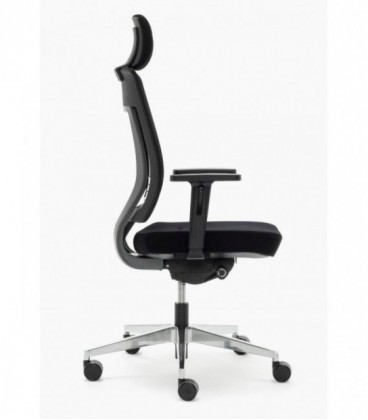 【Sillón giratorio de respaldo alto con cabecero integrado MARENTEL AGN】