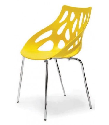 【Silla confidente polipropileno GRETA-P 】Mejor Calidad y Precio