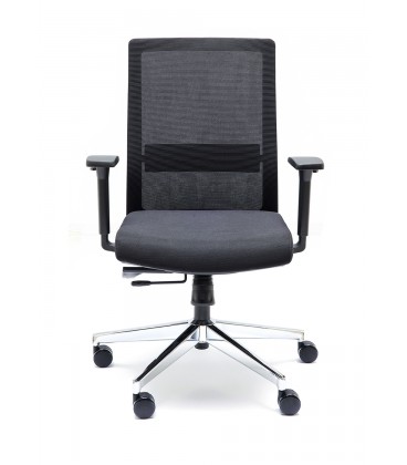 Silla giratoria con respaldo alto de malla  NIZA