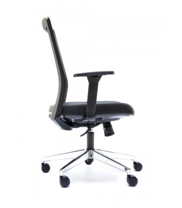 Silla giratoria con respaldo alto de malla  NIZA