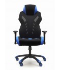Sillón Giratorio Gaming GALYON | Ecopiel negro-azul