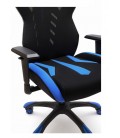 Sillón Giratorio Gaming GALYON | Ecopiel negro-azul