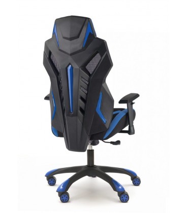 Sillón Giratorio Gaming GALYON | Ecopiel negro-azul