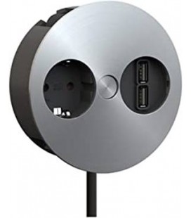 Tomada de corrente escritório + USB, TWIST