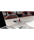 Toma de corriente escritorio + USB, TWIST