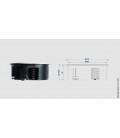 Toma de corriente escritorio + USB, TWIST