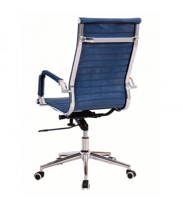 Sillón respaldo alto, tapizado textil KIEV