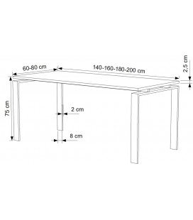 Mesa de escritório Ofiplus Classic ML