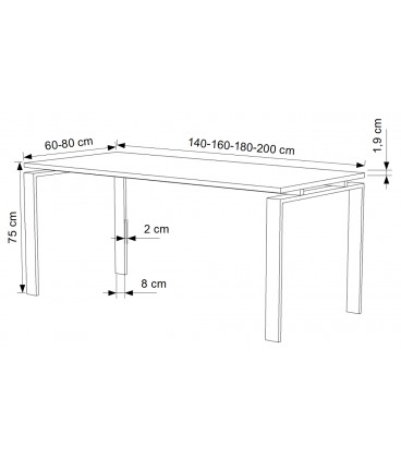 【Mesa de oficina Ofiplus Classic SY】Mejor Calidad y Precio