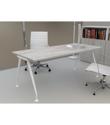 Mesa de oficina C&C-SY cónica metálica con distintos colores