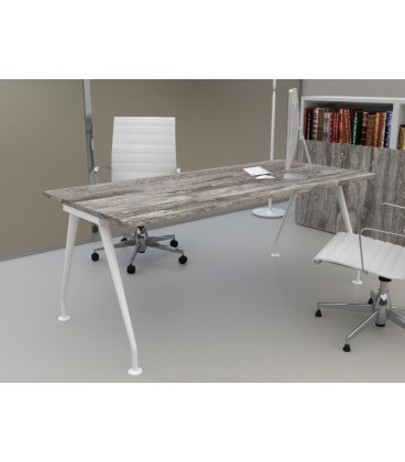 Mesa de oficina C&C-SY cónica metálica con distintos colores